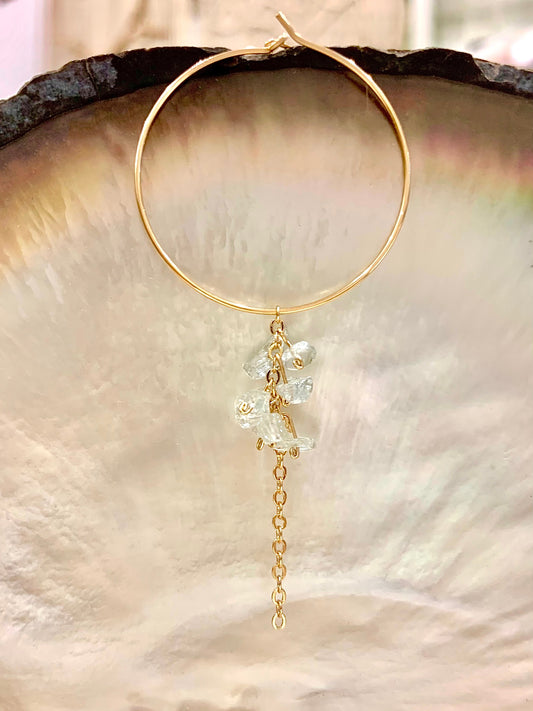 Mikai hoop earrings