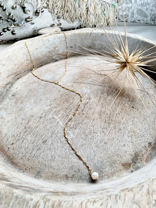 Talise lariat necklace