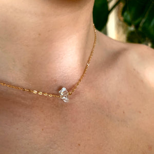 Gracie clear quartz necklace